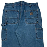 Carhartt Carpenter Pants - 34W 28L Blue Cotton