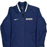 Mizzou Cross Country Nike Windbreaker - Large Blue Polyester