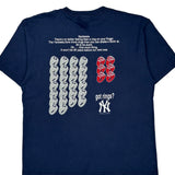 New York Yankees Lee Sport Mlb T-Shirt - XL Blue Cotton