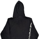 Large Logo On Front The North Face Spellout Hoodie - Medium Black Cotton