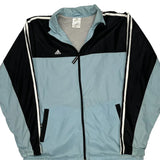 Adidas Track Jacket - Large Black Polyester