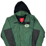 Green Bay Packers Nfl Football Jacket - Medium Black Polyester