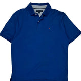 Tommy Hilfiger Polo Shirt - Medium Blue Cotton