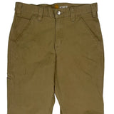 Carhartt Carpenter Trousers - 30W 30L Khaki Cotton
