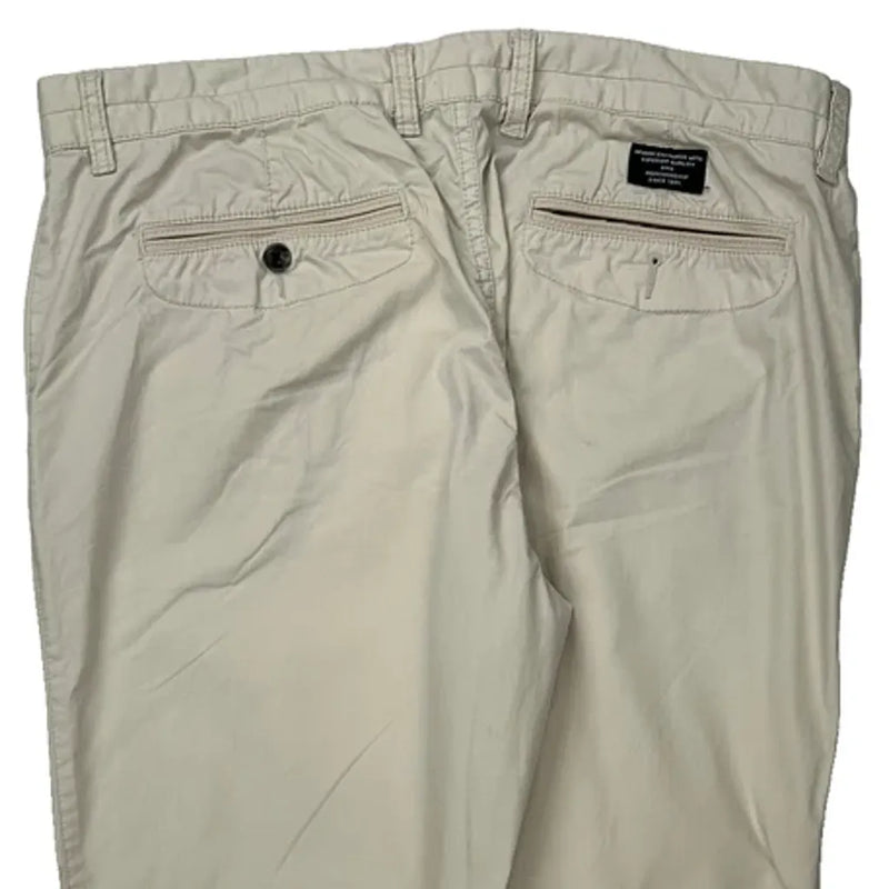 Armani Exchange Chinos - 35W 30L Beige Cotton