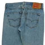 501 Levis Jeans - 33W 30L Light Wash Denim