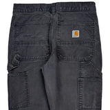 Carhartt Double Knee Carpenter Trousers - 30W 30L Grey Cotton