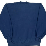 Made In USA Cleveland Indians Russell Athletic Mlb Sweatshirt - Large Navy Cotton