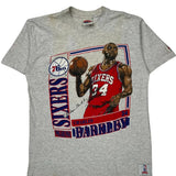 Philadelphia 76Ers Nutmeg Graphic T-Shirt - XL Grey Cotton