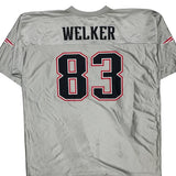 New England Patriots N.F.L. Team Apparel Nfl Jersey - 2XL Grey Polyester