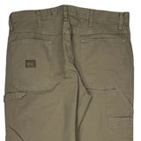 Wrangler Carpenter Trousers - 38W 30L Khaki Cotton