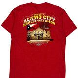 San Antonio, Tx Harley Davidson Graphic T-Shirt - XL Red Cotton