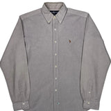 Ralph Lauren Shirt - Large Gray Cotton
