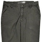 Carhartt Carpenter Trousers - 36W 34L Grey Cotton
