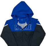 Age 7 Nike Spellout Windbreaker - Small Blue Polyester