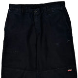 Dickies Shorts - 34W 12L Black Polyester Blend