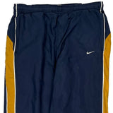 Nike Track Pants - Large Blue Polyester