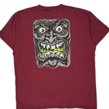 Santa Cruz T-Shirt - XL Burgundy Cotton
