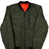 Primark Bomber Jacket - Medium Green Polyester
