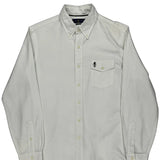 Classic Fit Ralph Lauren Shirt - Large White Cotton