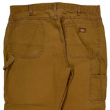 Dickies Carpenter Trousers - 38W 30L Brown Cotton