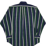 Ralph Lauren Striped Shirt - Large Green Cotton
