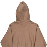 Reverse Weave Champion Hoodie - Small Brown Cotton