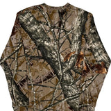 Outfitters Ridge Camo Long Sleeve T-Shirt - Medium Brown Cotton