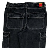 Empyre Cargo Pants - 34W 30L Black Cotton