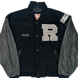 Ryle Wrestling U2 Wear Me Out College Varsity Jacket - Medium Black Leather