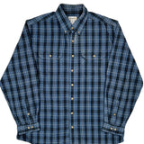 Tall Carhartt Checked Shirt - XL Blue Cotton