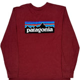 Patagonia Long Sleeve T-Shirt - Large Red Polyester Blend