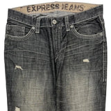 Express Jeans - 36W 30L Grey Denim