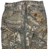 Real Tree CMO Carhartt Camo Carpenter Pants - 34W 31L Camo Cotton