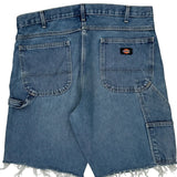 Dickies Denim Shorts - 36W 10L Blue Cotton