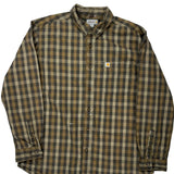Carhartt Checked Shirt - XL Brown Cotton