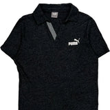 Puma Polo Shirt - Small Black Cotton Blend
