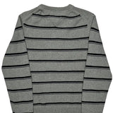 Tommy Hilfiger Striped Jumper - Medium Grey Cotton