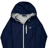 New Balance Windbreaker - Large Navy Polyester