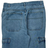 Fuse Cargo Trousers - 36W 29L Blue Denim