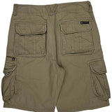 Quiksilver Cargo Shorts - 32W 10L Khaki Cotton