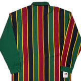 Anthony Ramos Tommy Hilfiger Striped Rugby Shirt - 2XL Green Cotton