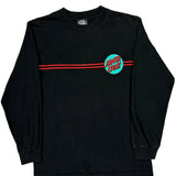 Santa Cruz Graphic Long Sleeve T-Shirt - Small Black Cotton