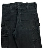 Dakota Grizzly Cargo Pants - 30W 31L Black Cotton