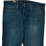 Levis Slim Fit Jeans - 36W 30L Blue Cotton