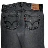 Levis Jeans - 33W 30L Gray Cotton