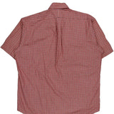 Blake Shirt Ralph Lauren Checked Short Sleeve Shirt - Medium Red Cotton