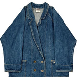 Made In USA Georges Marciano Guess Denim Jacket - Large Blue Denim