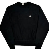Champion Sweatshirt - Medium Black Cotton Blend