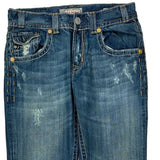 Mek Denim Boot Cut Jeans - 32W US 6 Blue Cotton